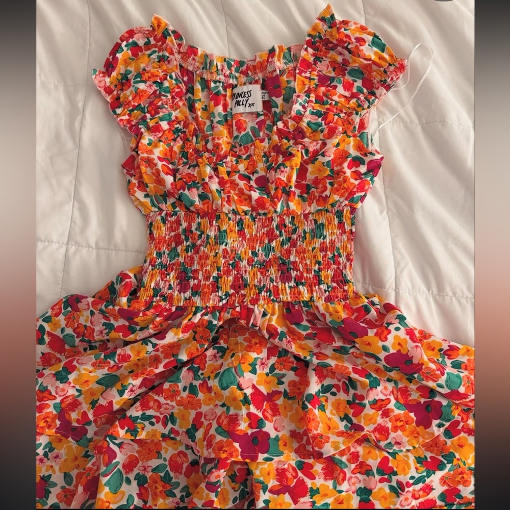 Princess Polly Vibrant Floral Smocked Dress